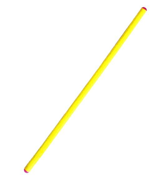Палка гимнастическая 71 см (желтая)