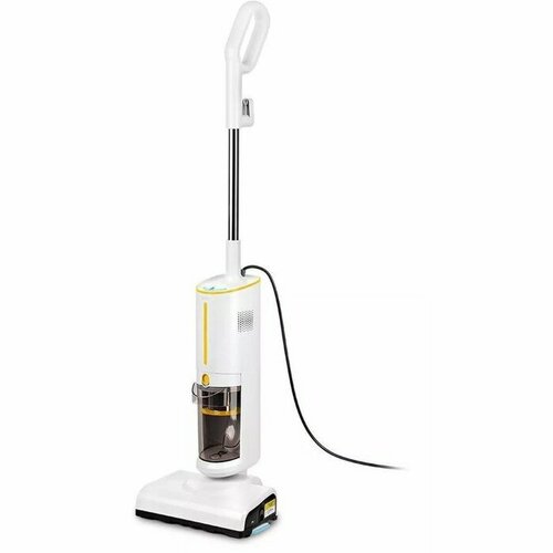 Kitfort Пылесос 2 в 1 КТ-5157-1 вертикальный паровой 1000 Вт 12 л нагрев 30 сек бело-желтый 1982700₽