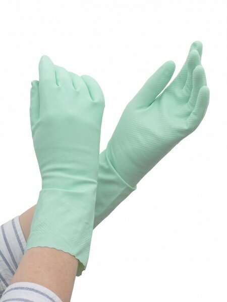 Перчатки хозяйственные универсальные "Экстра Сенсейшн", размер L — фото 1