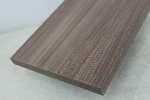 Изображение товара Мебельный щит ЛДСП 16мм 1350х450 c Кромкой 1мм Цвет Ясень Шимо Темный