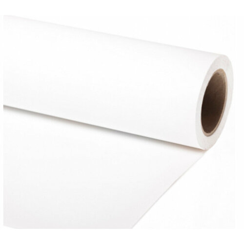 Фон VIBRANTONE 01 White, бумажный, 1.35 x 6 м, белый