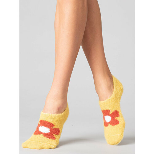 Носки Giulia, размер 36/40, желтый женские носки giulia укороченные размер 36 40 желтый