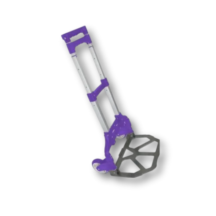 Тележка складная грузоподъемность 75 кг Фиолетовый - фотография № 2