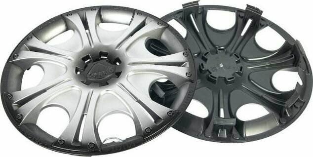 фото Колпак колеса декоративный R-14 пружинный Лотус+ в упаковке 2шт. АКС AK1415