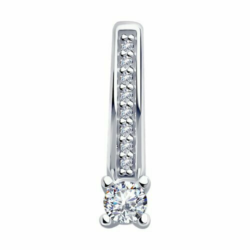 подвеска diamant из серебра с фианитами 94 130 01573 1 Подвеска Diamant, серебро, 925 проба, фианит