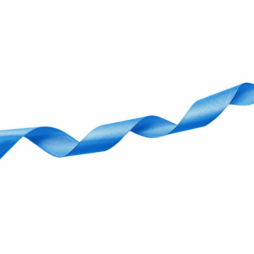 Лента атласная (рулон - 27 метров) - 12 мм - №171 василек