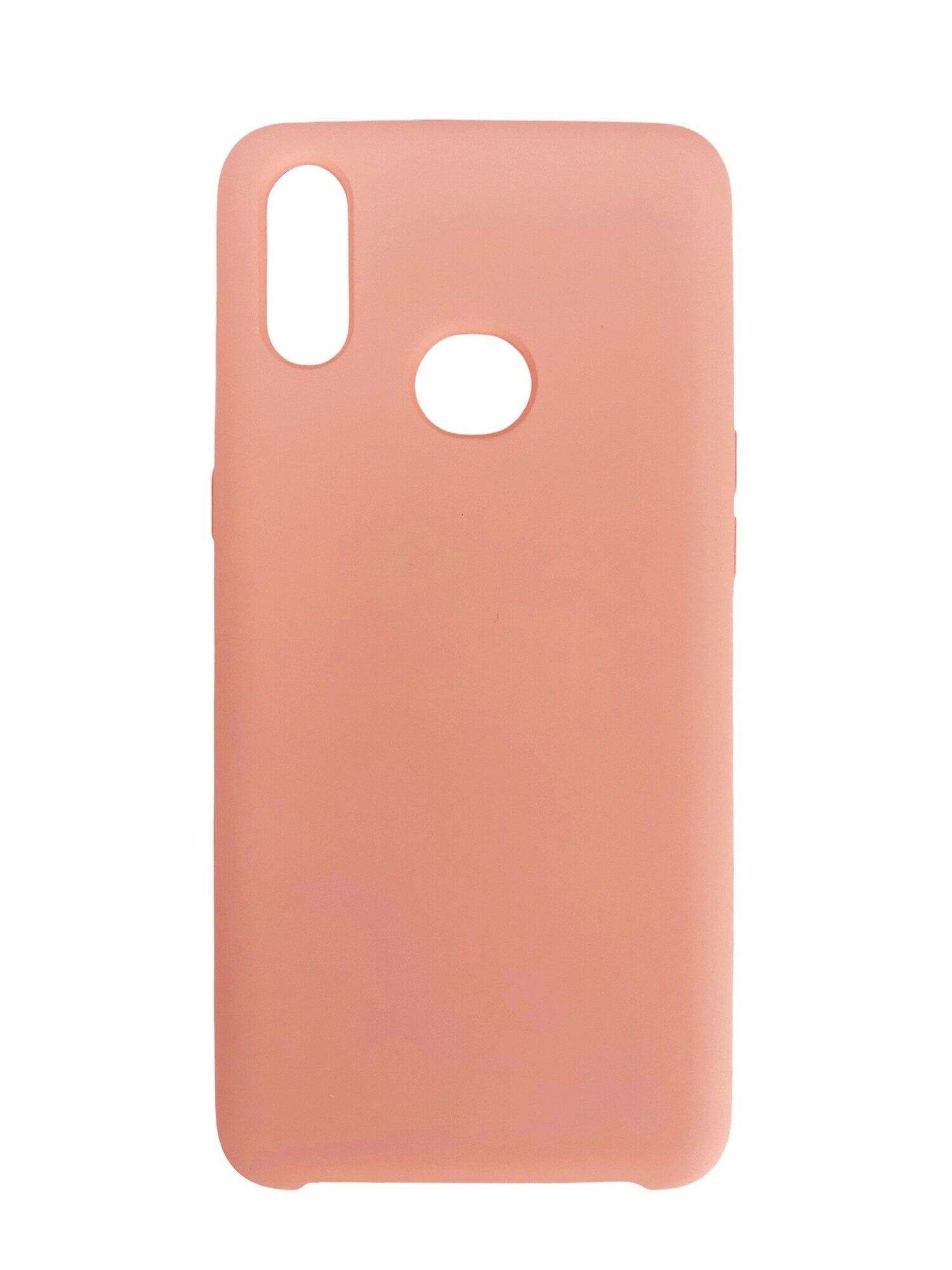 Чехол Накладка Silicon Case для Samsung Galaxy A10s, розовый