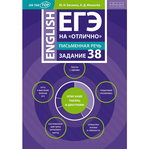 Евсеева Ю. Н, Миканба А. Д. Учебное пособие. ЕГЭ 2024 на "отлично". Письменная речь. Задание 38. Описание таблиц и диаграмм. Английский язык