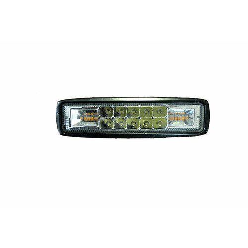 фото Фонарь светодиодный wy16led 48w 2*5+2*3 led белый+желтый (9-30v) 16*5*5см torino