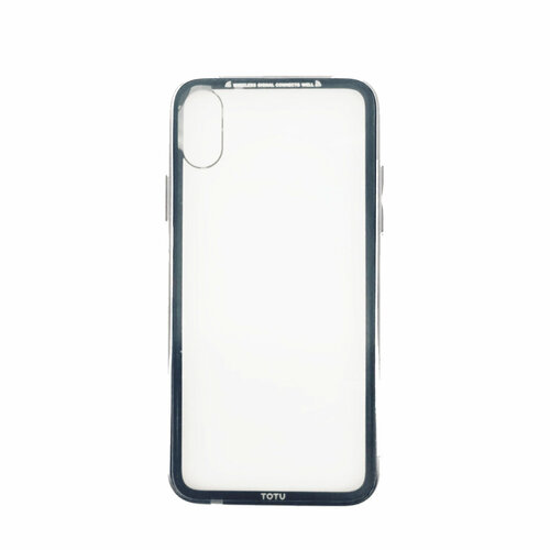 Чехол накладка TOTU iPhone 5,8 XS style series transparent electroplating version черный