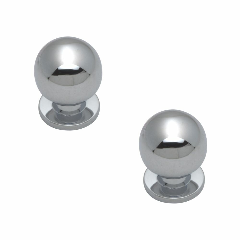 фото Ручка мебельная кнопка золото (комплект 2 шт.)