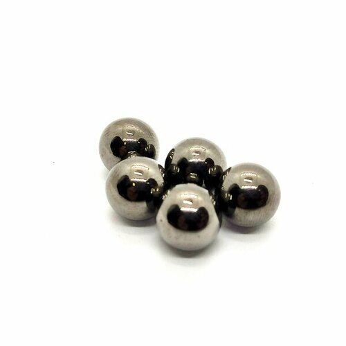 Жемчужина (Бусинка) 6 мм( уп.100шт) с Шипом цв. Черный никель Proknopka