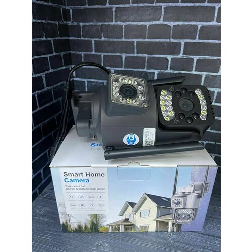 Камера видеонаблюдения беспроводная наружная WiFi-QQ34 уличная поворотная 1099900₽