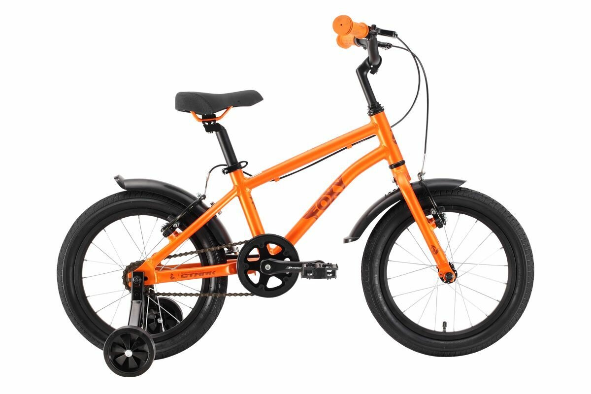 Велосипед Stark Foxy 16 Boy (2024) one size оранжевый/черный