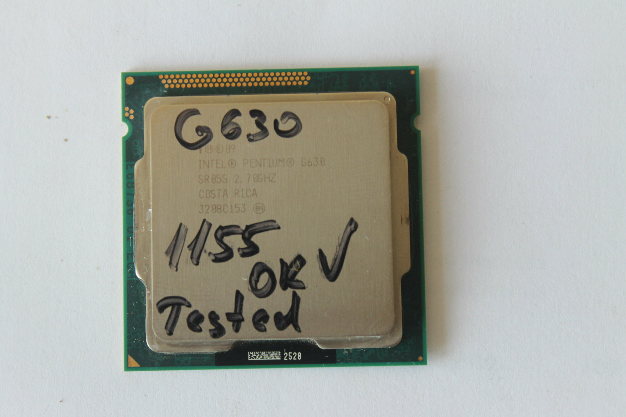 Процессор Intel Pentium G630 Sandy Bridge LGA1155 2 x 2700 МГц