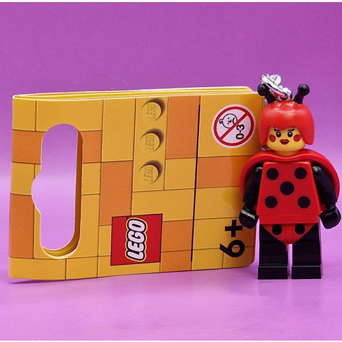 Брелок LEGO Lady Bug - Божья Коровка, металл, красный