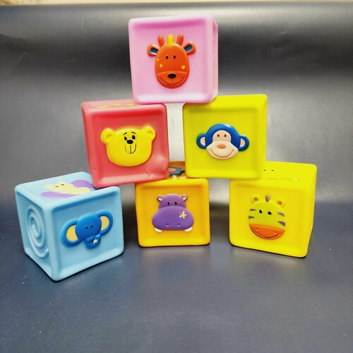 Кубики для малышей тактильные развивающие