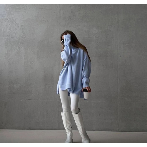 Свитер, размер 42/46, синий, голубой