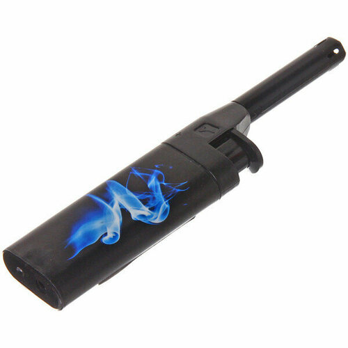 Зажигалка газовая для газовой плиты 14см черная трубка 379₽