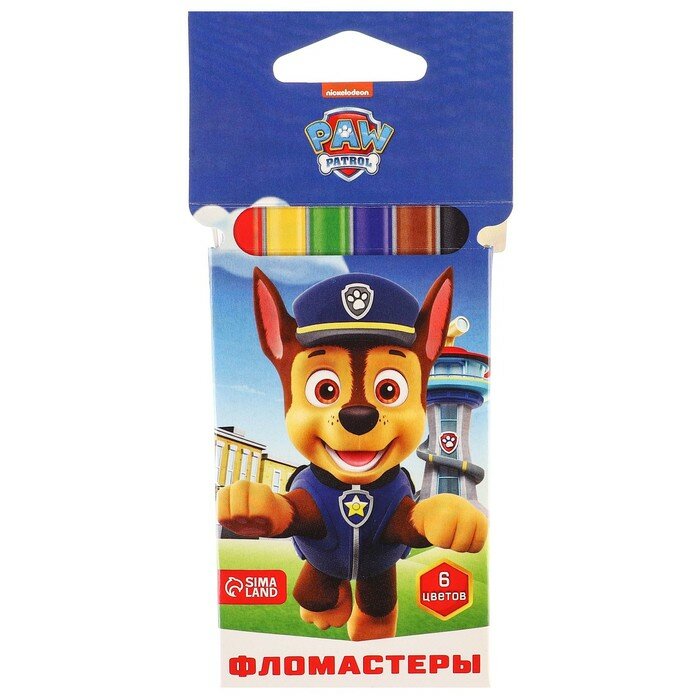 Фломастеры Paw Patrol 6 цв. - фото №9