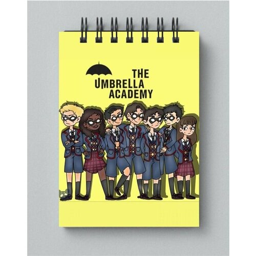 Блокнот Академия Амбрелла, The Umbrella Academy №1, А4 фигурка the umbrella academy ben 16 см