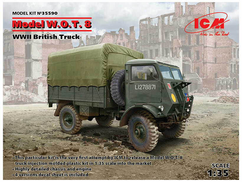 35590 ICM Британский грузовой автомобиль Model W.O.T. 8 (1:35)