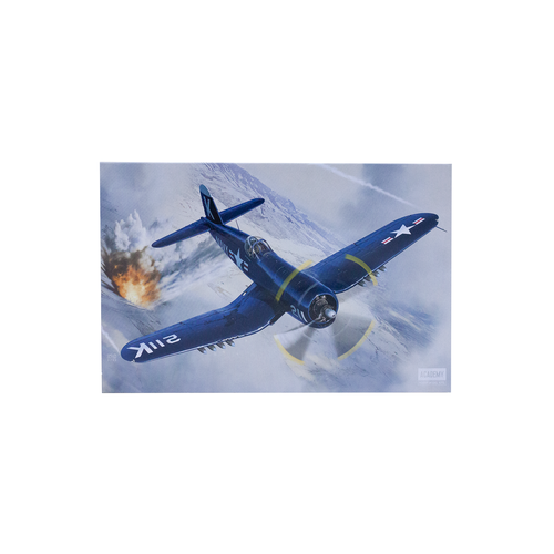 12353 Academy Американский самолёт F4U-4 Corsair (1:48) американский морской f4u 4 corsair figther самолет 1 72 военный самолет 25 см модель сплав авиация коллекционный миниатюрный сувенирный орнамент