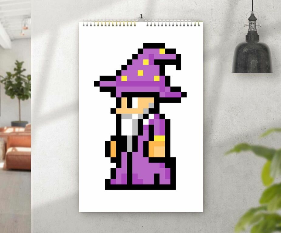 Календарь перекидной Terraria, Террария №20, А3