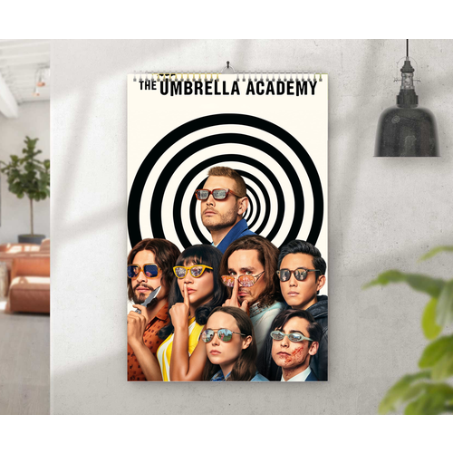 Календарь настенный Академия Амбрелла, The Umbrella Academy №14, А4