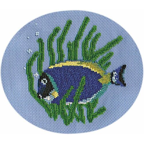 Klart набор для вышивания 8-021 Рыбка-хирург набор для вышивания крестиком klart кактус в чашке 8 457