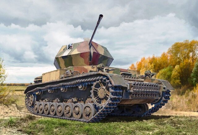 6594ИТ FLAKPANZER IV OSTWIND (10013160/250423/3188147, италия )