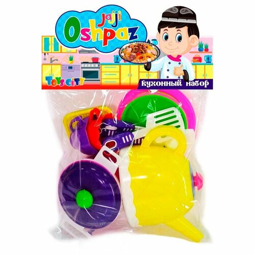 Набор игрушечной посуды ToyCity пластик, в пакете (ТС-04-036)
