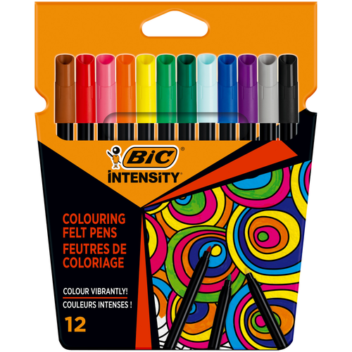 Фломастеры BIC Intensity, 12шт