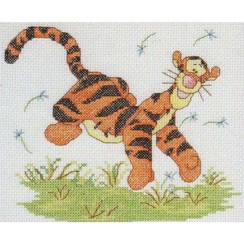 Tigger Watercolor #1134-76 Janlynn Набор для вышивания 17.8 x 15.2 см Счетный крест