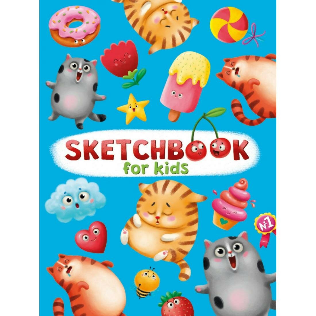 Скетчбук А5. Вкусняшки и коты Проф-Пресс - фото №1