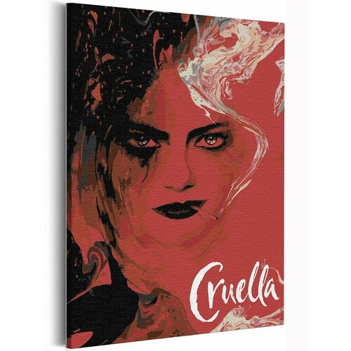 Круэлла / Cruella Раскраска картина по номерам на холсте 40х60 прогулка по венеции италия раскраска картина по номерам на холсте 40х60