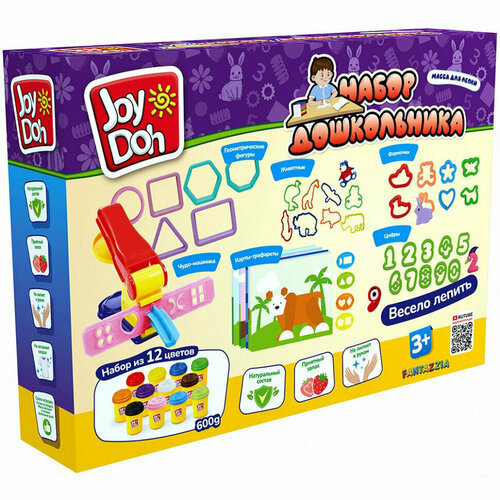 Масса для лепки Joy Doh набор PRESCHOOL Набор дошкольника PRESCL-600 pot