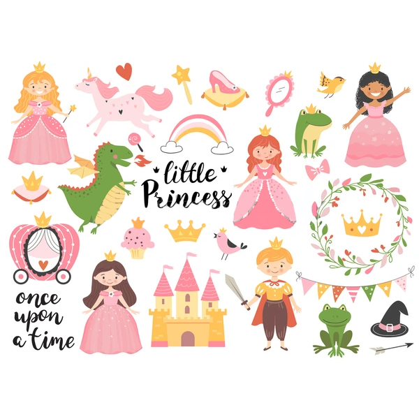 Наклейки стикеры Маленькая принцесса