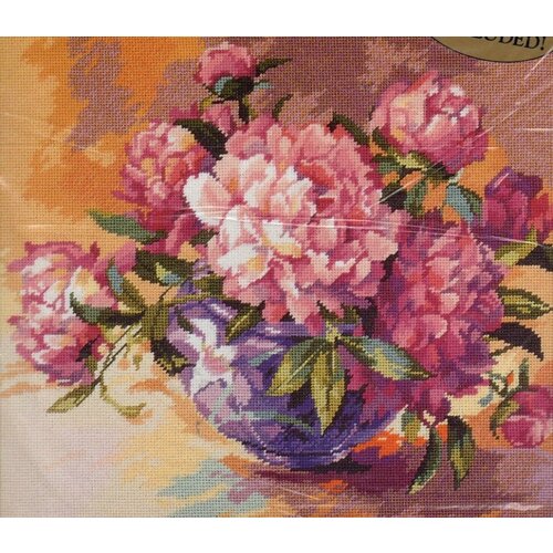 Peonies in Bloom #04771 Bucilla Набор для вышивания 40.6 x 35.6 см Гобелен
