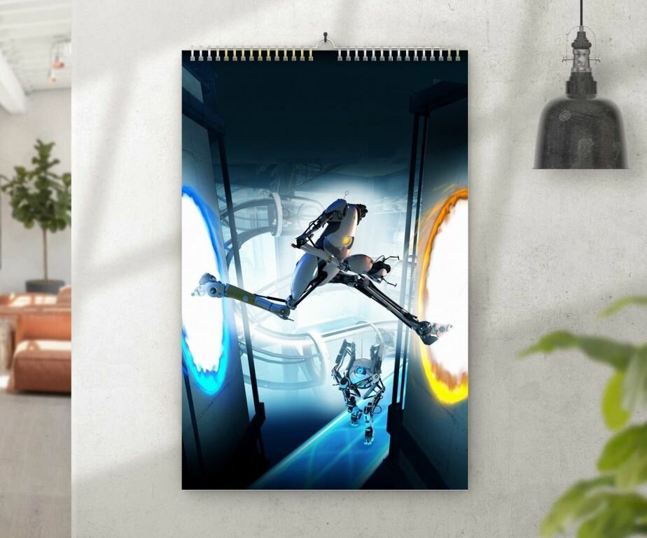 Календарь перекидной Portal 2, Портал 2 №25, А4