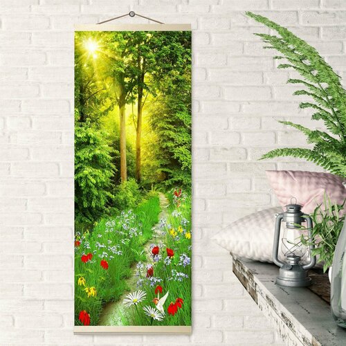Картина по номерам Molly Панно Тропинка в лесу 23 цвета HRP0030 картина по номерам две картинки new world горная тропинка к реке