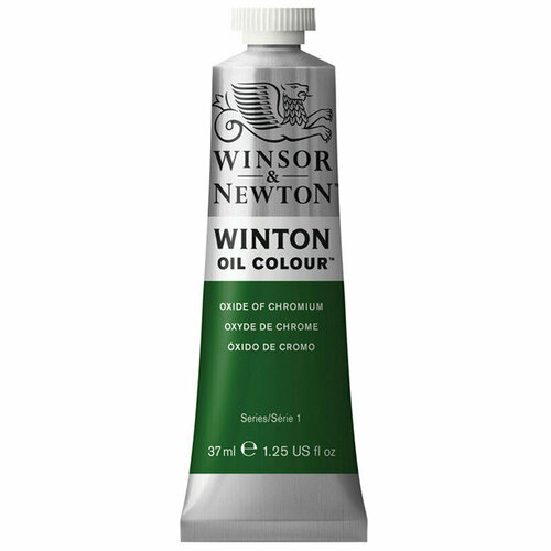 Краска масляная художественная Winsor&Newton "Winton", 37мл, туба, оксид хрома, 3 штук, 316734