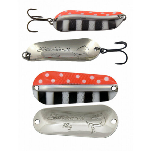 Блесна колеблющаяся LureMax Shtorlek-M, 58 мм, 12 г,129