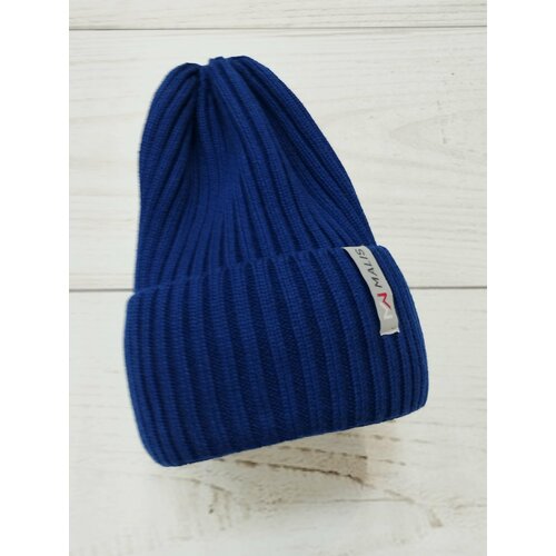 фото Шапка бини мой ангелок, размер 52-56, синий