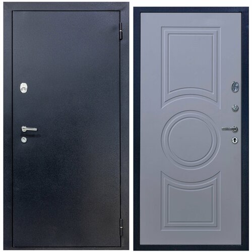 Дверь входная металлическая DIVA 510 2050х960 Правая Титан - Д8 Силк Маус, тепло-шумоизоляция, антикоррозийная защита для квартиры и дома