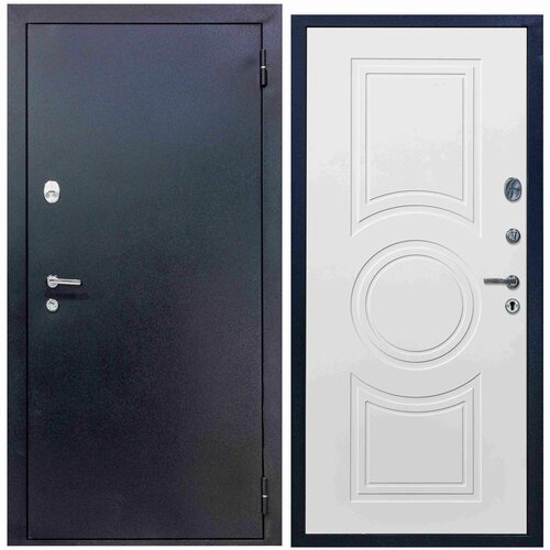 Дверь входная металлическая DIVA 510 2050х960 Правая Титан - Д8 Белый софт, тепло-шумоизоляция, антикоррозийная защита для квартиры и дома