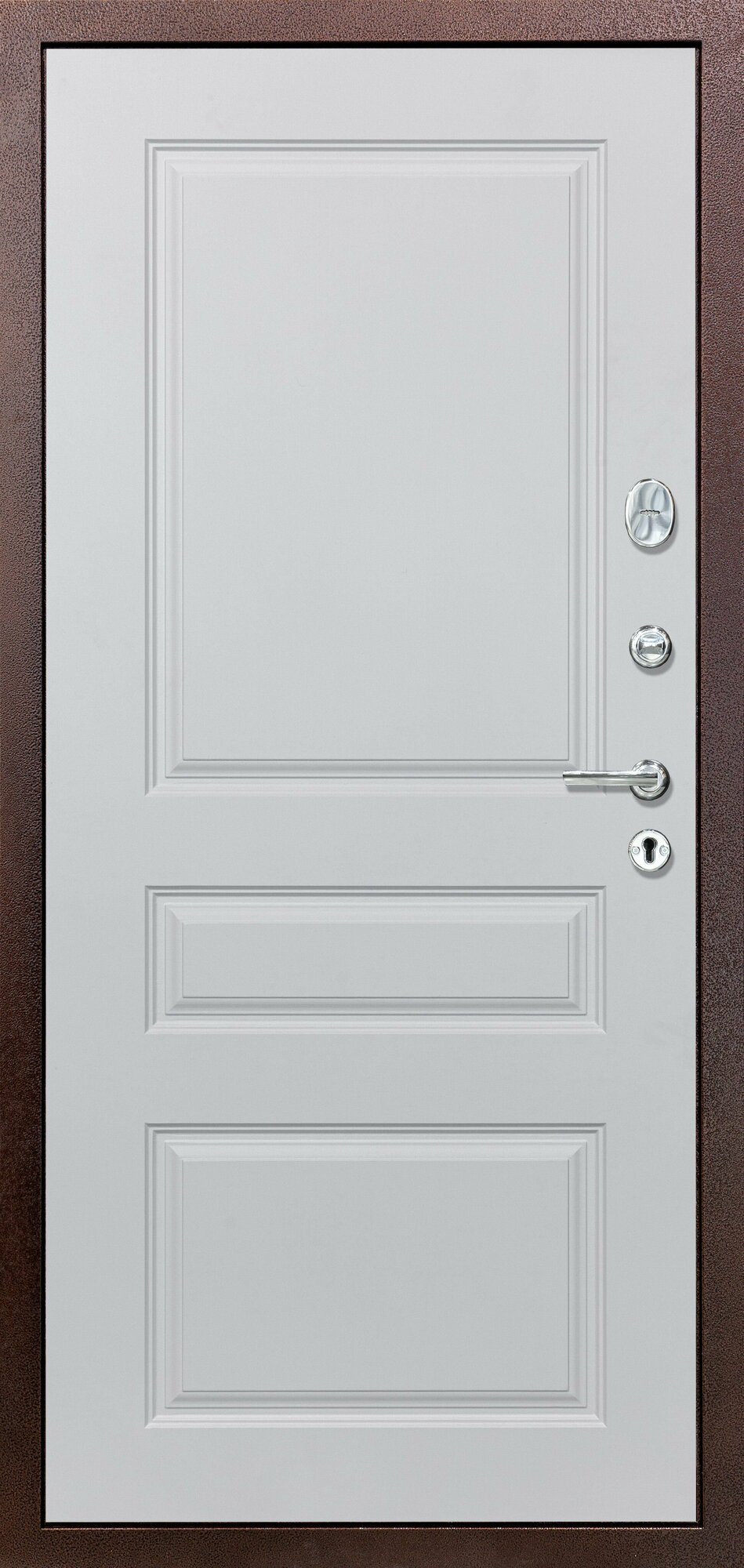 Входная дверь DIVA 510 2050х960 Левая Антик медь - Д13 Белый софт УТ-00080749 - фотография № 3