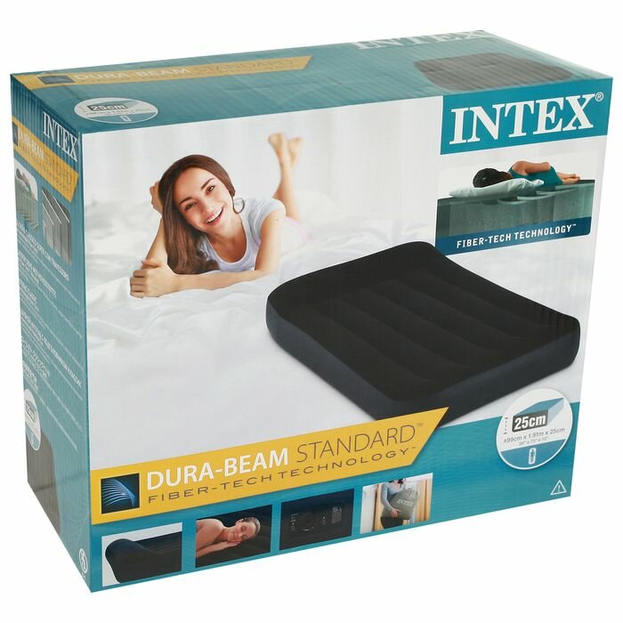 Надувной матрас INTEX Twin Classic 64146NP (191х99х25)