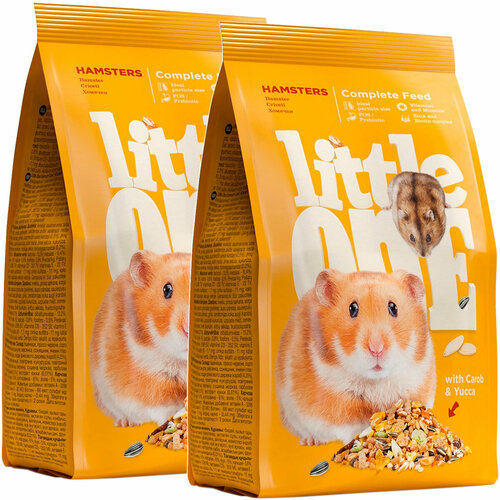 LITTLE ONE HAMSTERS корм для хомяков (900 гр х 2 шт)