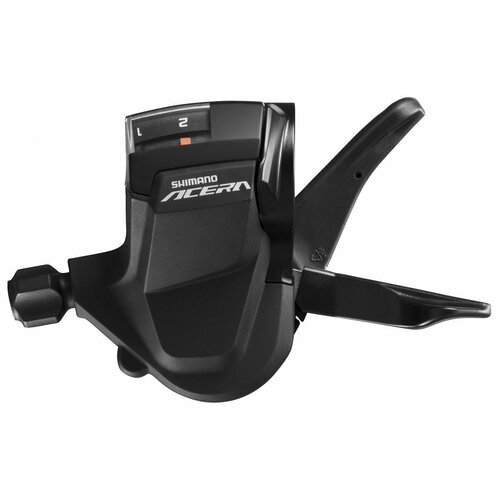 Шифтер Acera, M3010, лев, 2ск, тр. 1800мм шифтер shimano acera sl m3010 l шифтер shimano sl m3010 l acera left 2 speed rapidfire plus 1800mm inner w optical gear displa